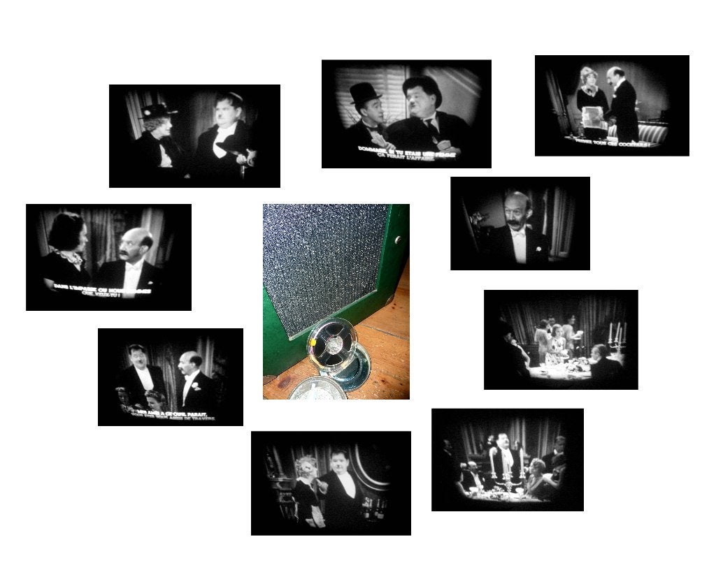 8mm film Laurel & Hardy - Chump At Oxford - I - 1940 - N8, Ophalen of Verzenden, 8mm film