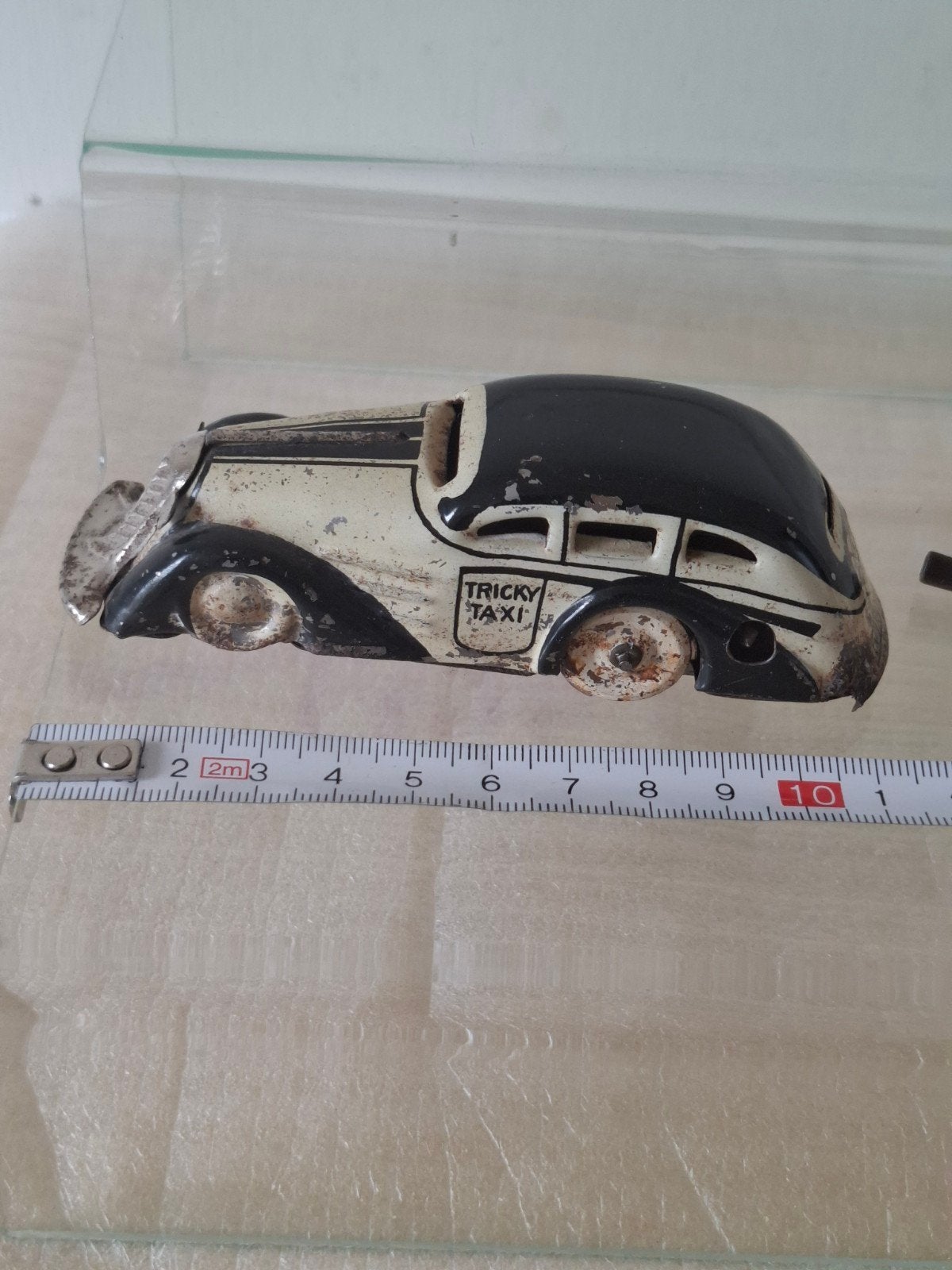 Vintage Marx toys auto Tricky Taxi zie de foto's, Ophalen of Verzenden