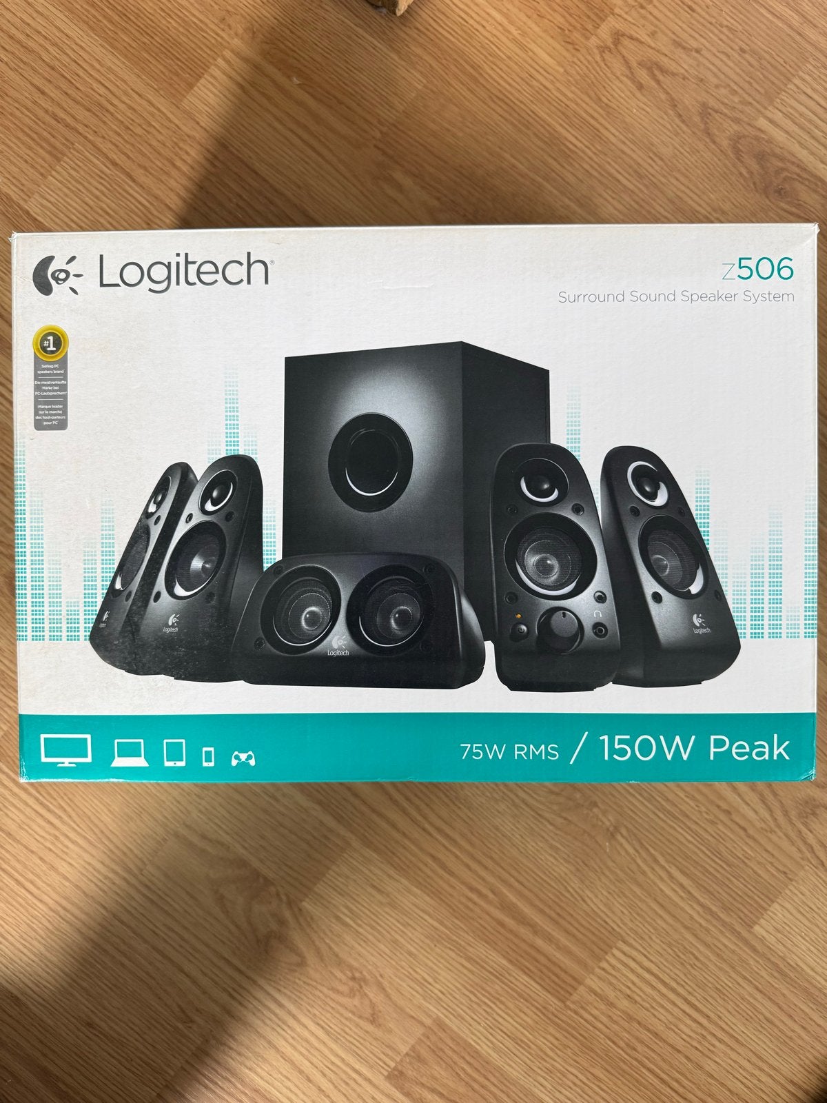 Logitech Z506 5.1 Surround Sound Speakerset, Computers en Software, Ophalen of Verzenden, Gebruikt, Audiokanaal 5.1