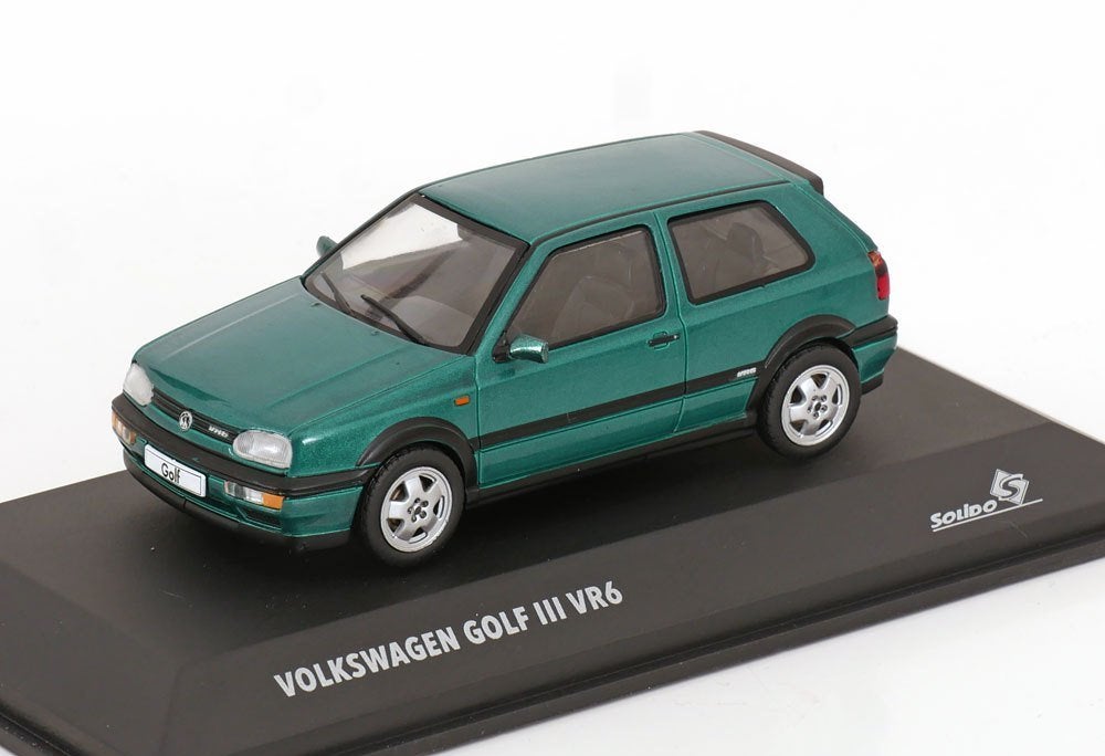 Solido 1:43  Volkswagen Golf 3 VR6 1994 groen metallic