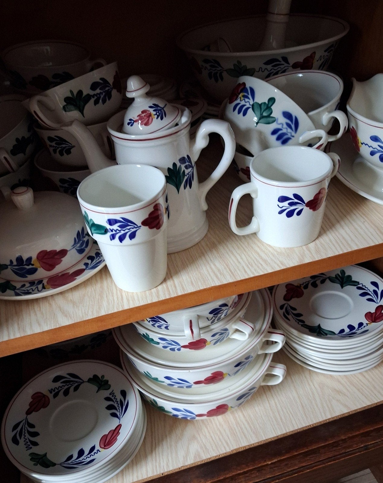 Vintage/Boch/Boerenbont/Servies, Ophalen of Verzenden