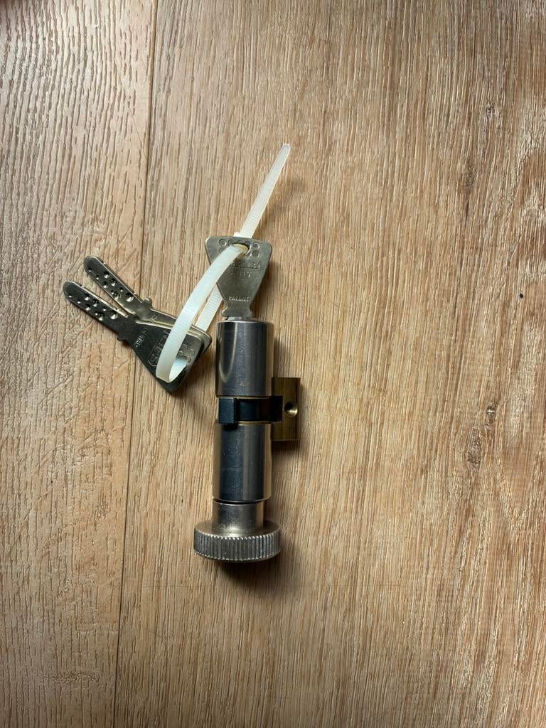 Lips keso octro cilinder met 3 sleutels draaiknop cilinder, Ophalen of Verzenden