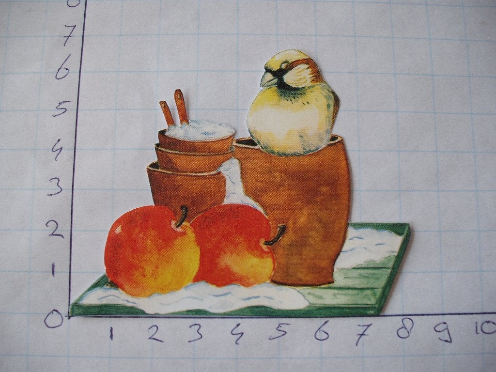 nr. 656 - uitgeknipt 3d plaatje kerst, Ophalen of Verzenden, Nieuw, Kerst, Knipvel