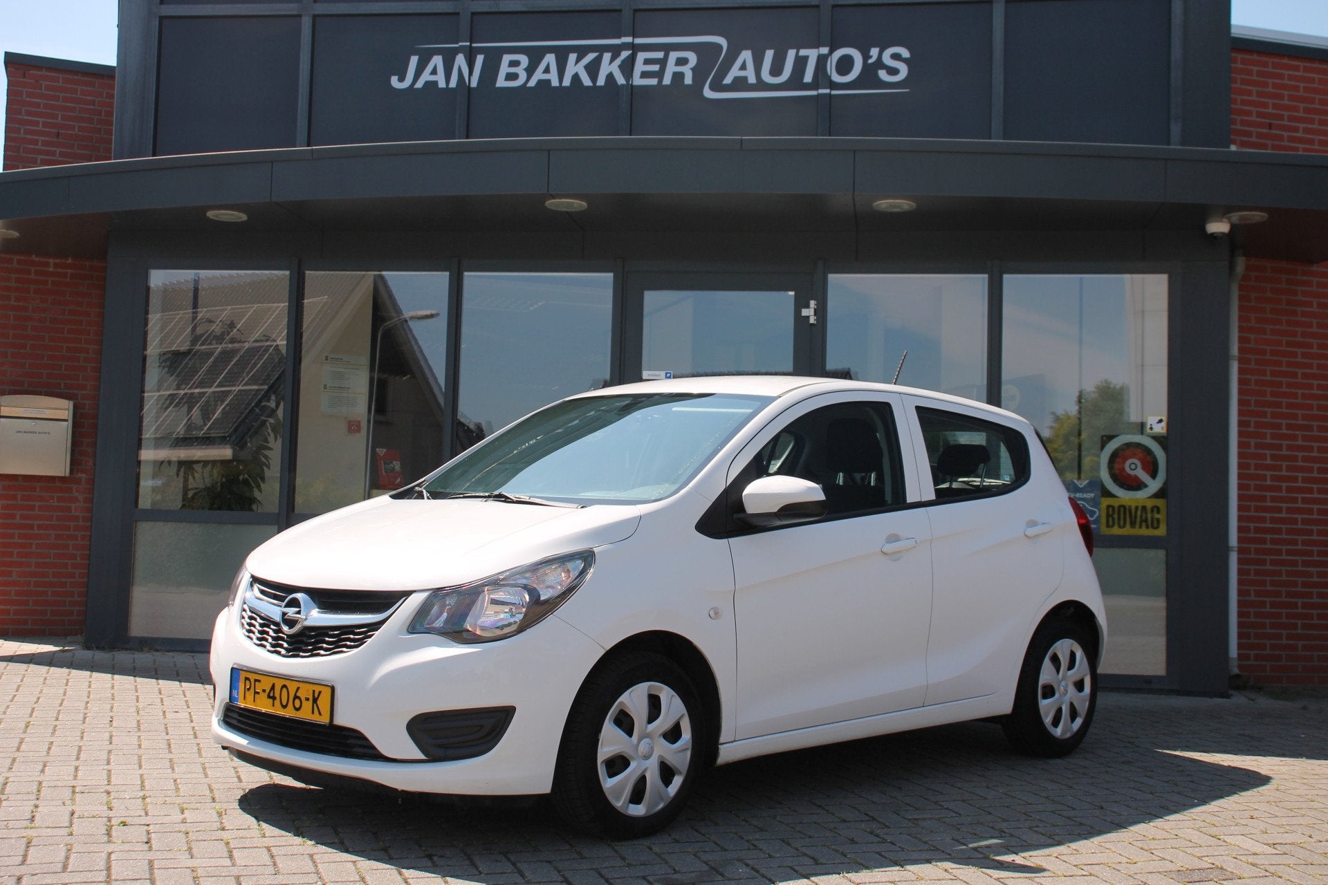 Opel KARL 1.0 ecoFLEX Edition  AC  Cruise, Auto's, Opel, Voorwielaandrijving, Stof, Wit, Origineel Nederlands