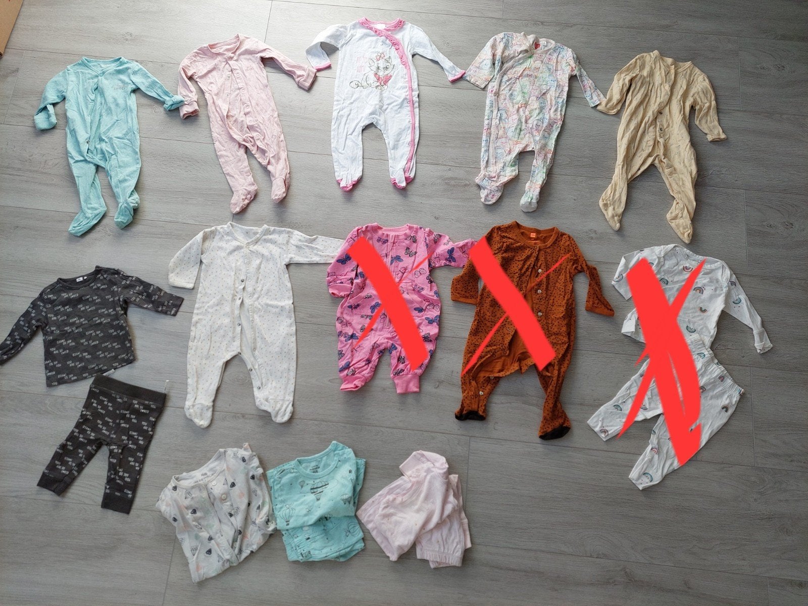 Boxpakjes maat 68 meisje pyjama's boxpakje pakje, Ophalen of Verzenden, Zo goed als nieuw, Meisje, Nacht- of Onderkleding