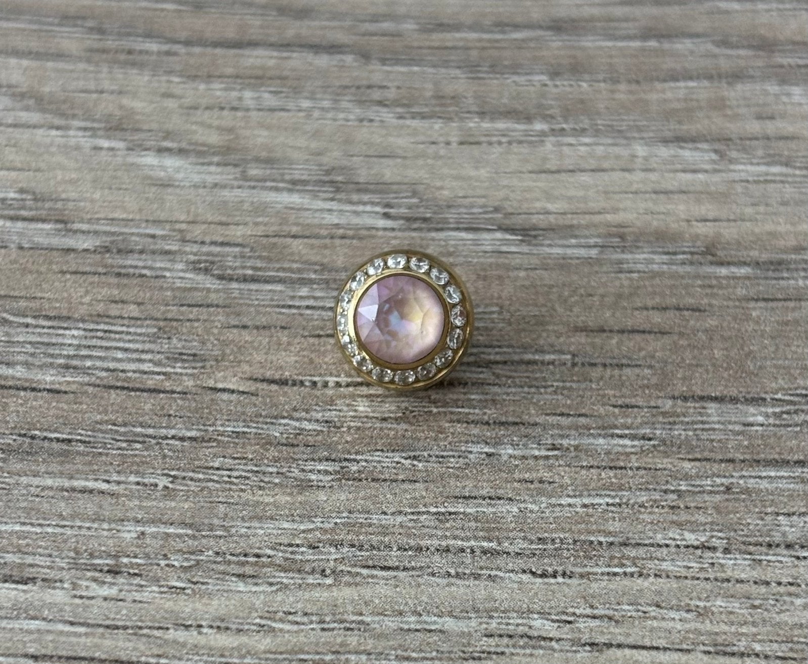 Roze Qudo steen met strass, Ophalen of Verzenden, Zo goed als nieuw, 17 tot 18, Roze