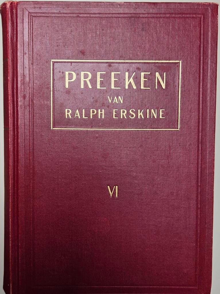 Ralph Erskine - 6-delige serie preken (conditie matig), Ophalen of Verzenden, Gelezen, Ralph Erskine, Christendom | Protestants