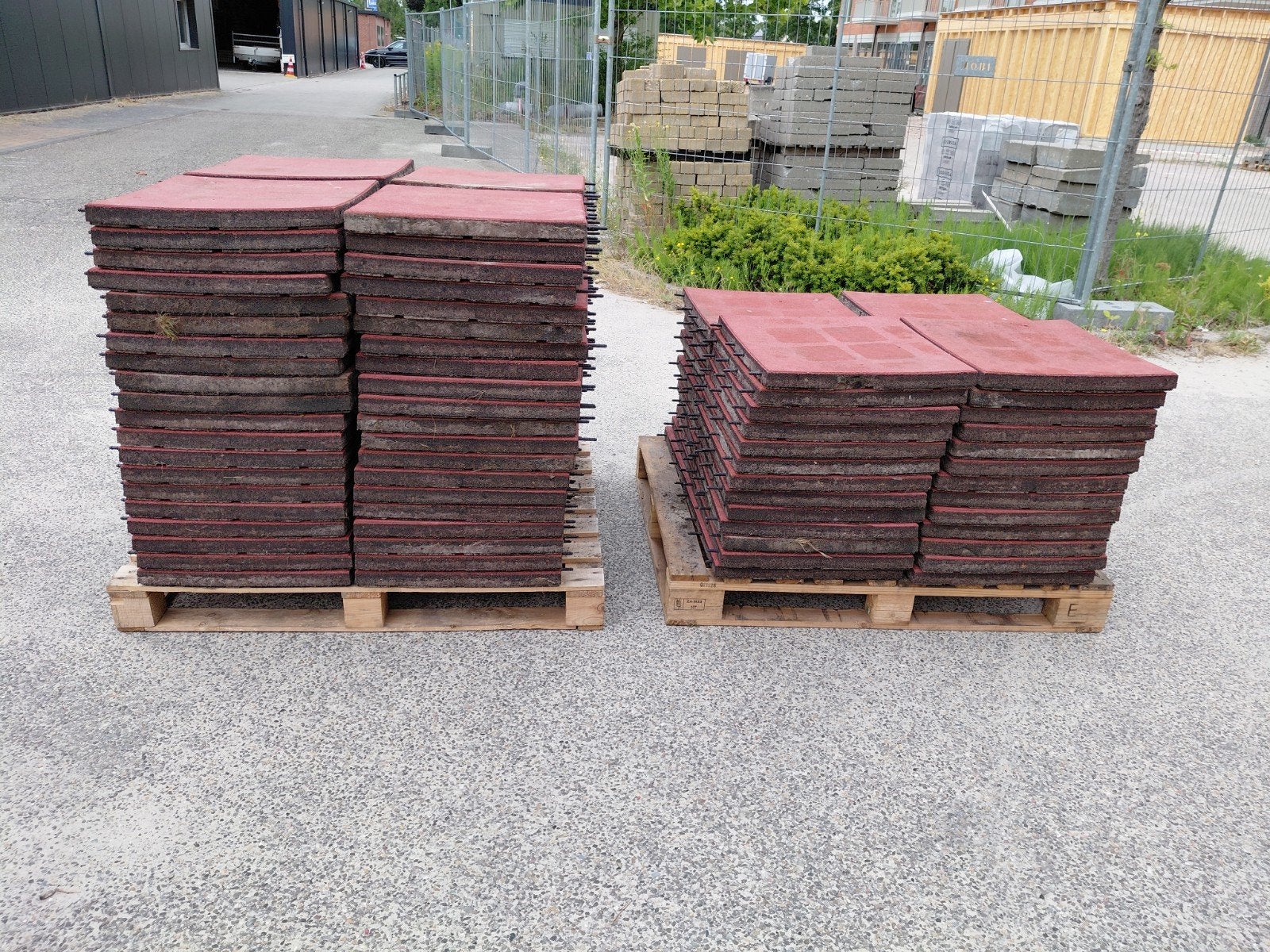 stalmatten vochtdoorlaten rubber tegels, Ophalen, Gebruikt, Minder dan 180 cm