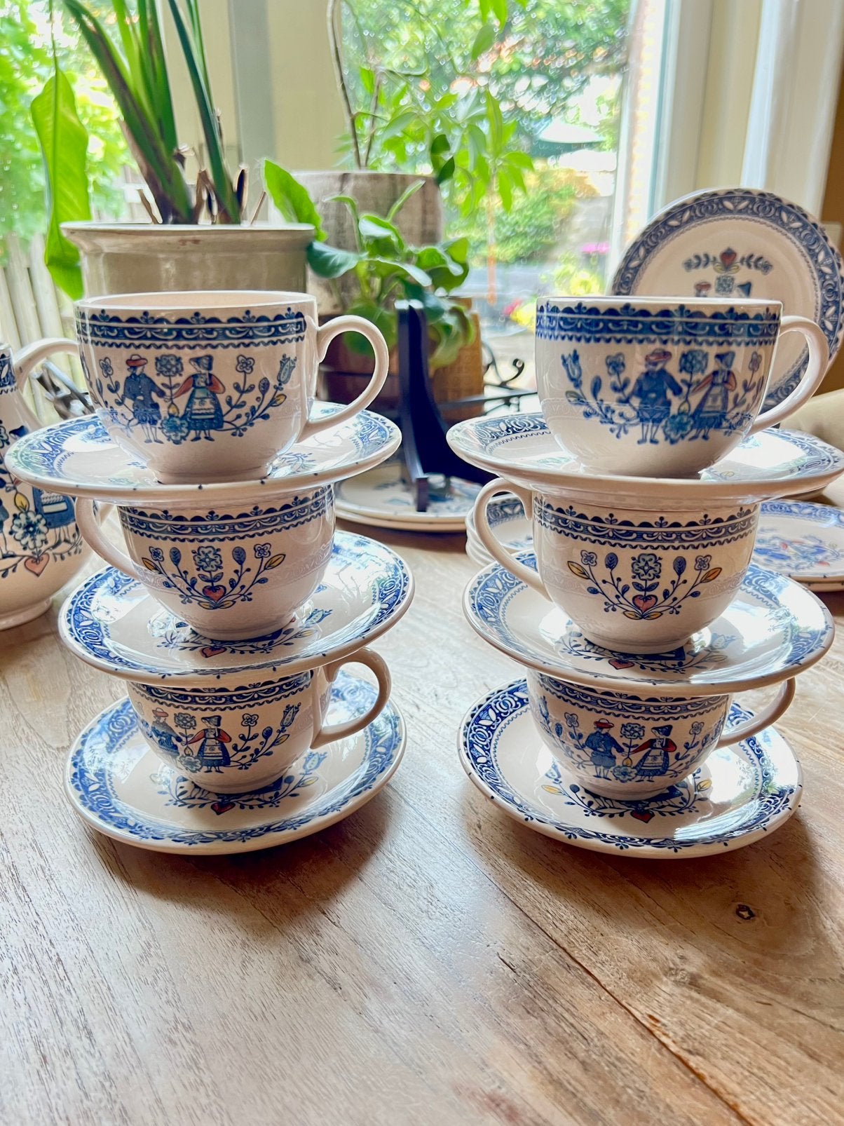 Johnson Brothers Hearts Flowers Vintage Kop Schotel Kan, Antiek en Kunst, Ophalen of Verzenden