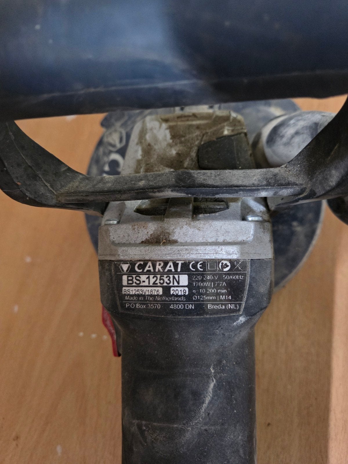 Carat BS-1253N Betonschuurmachine 1700W, Ophalen, Gebruikt, 1200 watt of meer, Overige typen