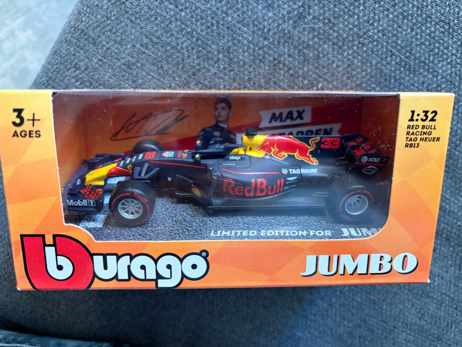 Burago Red Bull Racing RB13 Max Verstappen 1:32, Ophalen of Verzenden, Nieuw, Overige typen