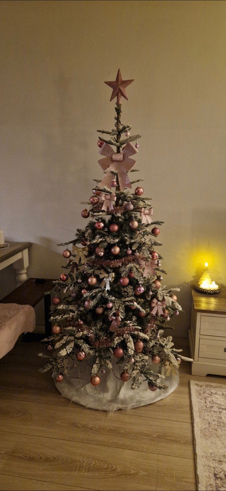 Kunst kerstboom met sneeuw, Ophalen, Zo goed als nieuw