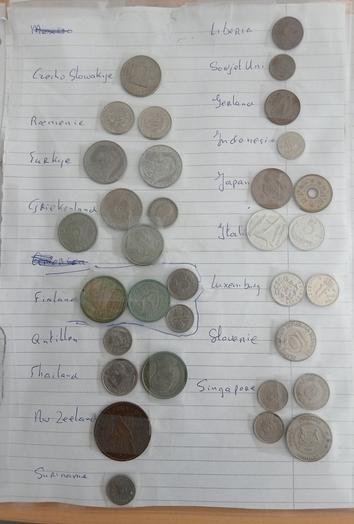 Munten verzameling Div. Landen, Ophalen of Verzenden, Buitenland, Munten
