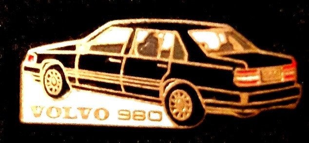 Volvo 960 zwart pin, Verzamelen, Verzenden, Nieuw, Transport, Speldje of Pin