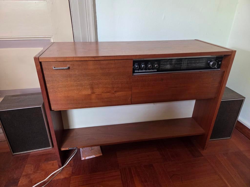 Vintage Philips Stereo Meubel uit de jaren '60, Ophalen of Verzenden