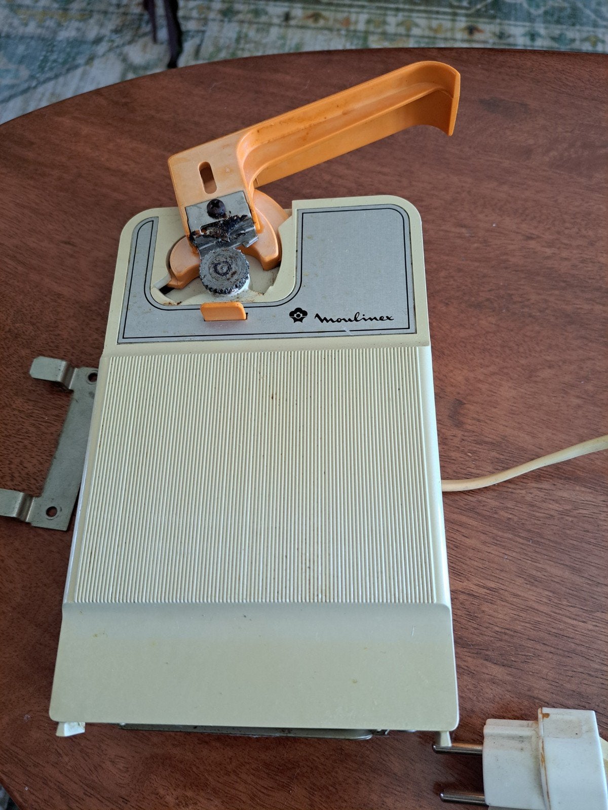 Vintage Moulinex elektrische blikopener, Ophalen of Verzenden