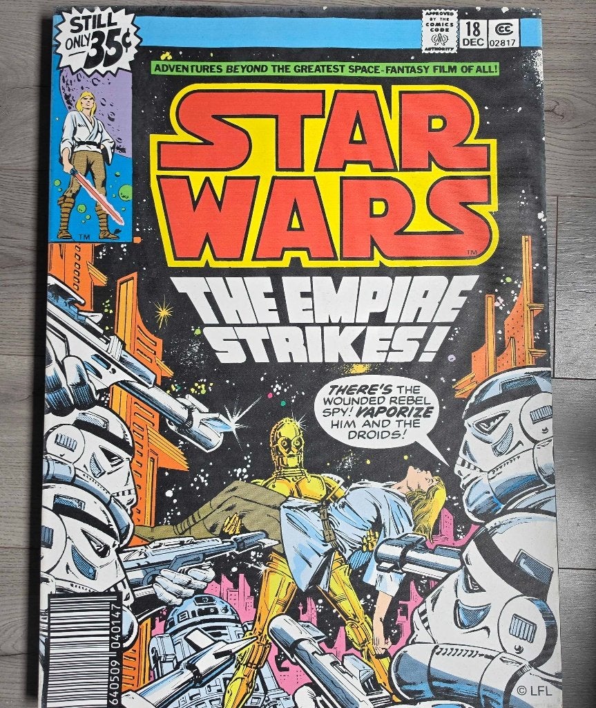 Te koop canvas star wars, Ophalen, Zo goed als nieuw, Boek of Poster