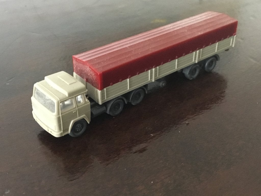 Wiking truck met oplegger magirus deutz z,g,a,n,, Overige merken, Gelijkstroom, Overige typen, Ophalen of Verzenden