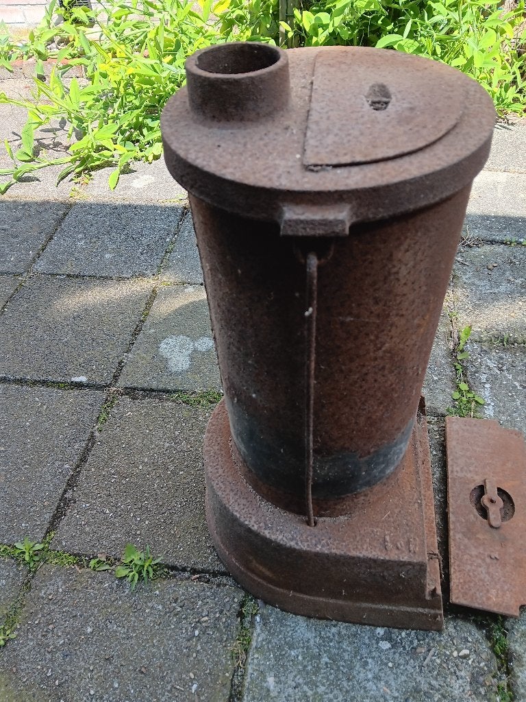 antiek kacheltje, Ophalen of Verzenden