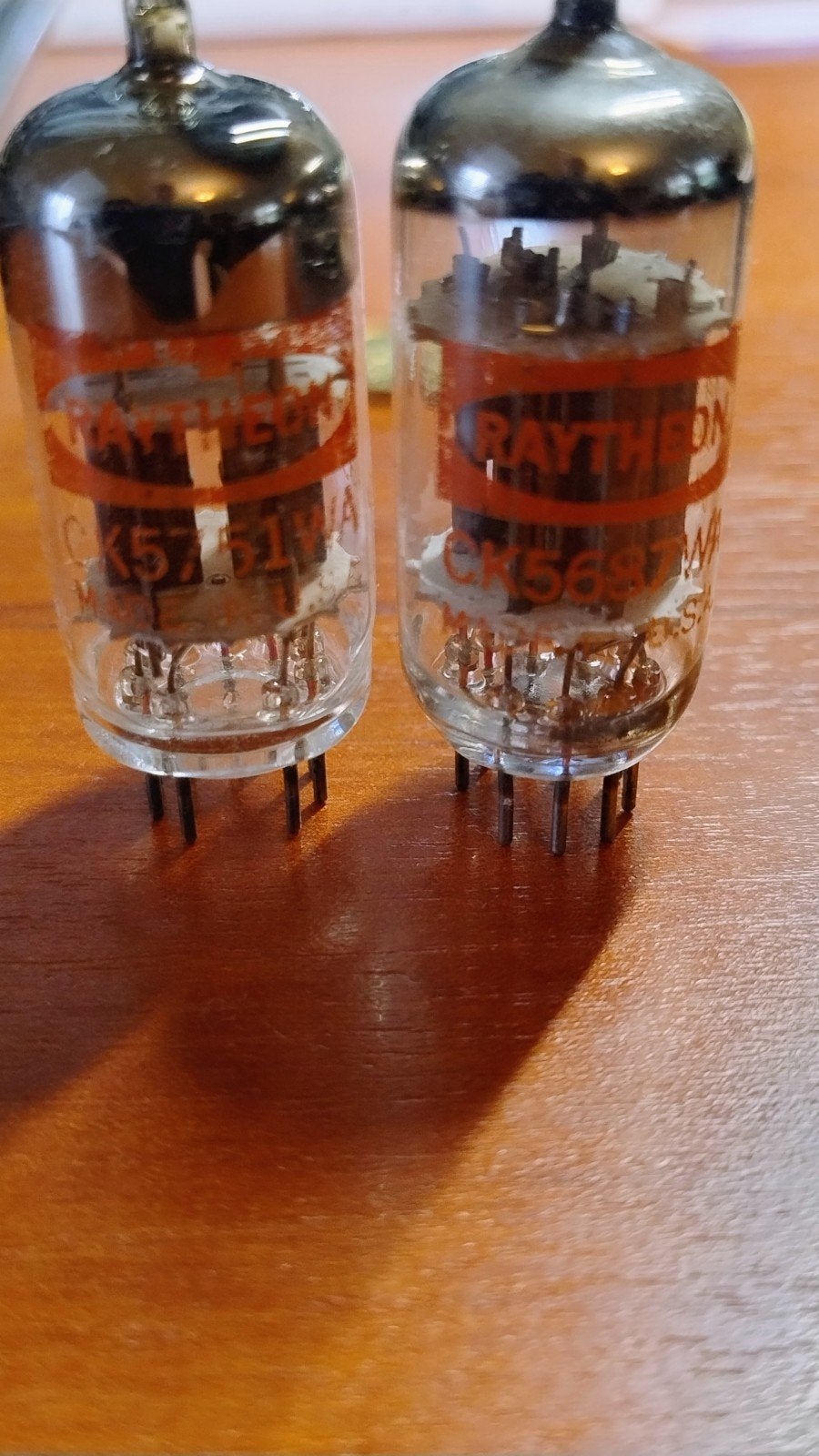 Set Raytheon Vintage Audio Buizen: CK5751WA & CK5687WA (USA, Ophalen of Verzenden, Versterker