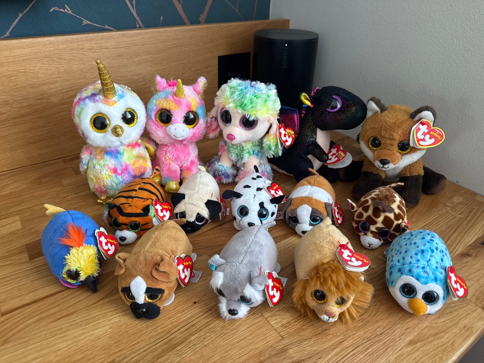 Grote set Ty knuffels:Beanie Boos, Beanie Babies & Teeny Tys, Ophalen of Verzenden, Zo goed als nieuw, Overige typen, Ty