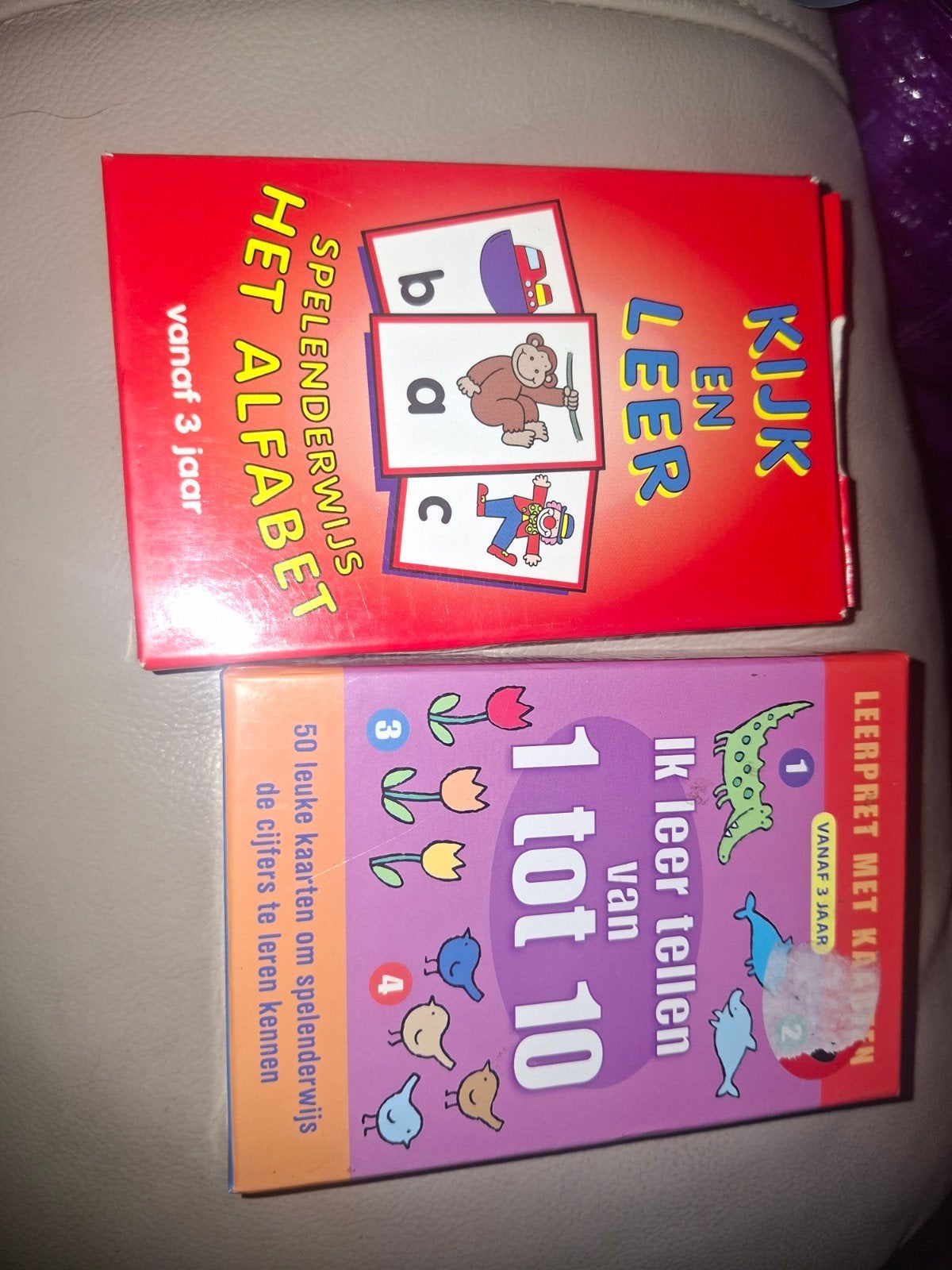 Spelletjes alfabet en 1 tot 10 tellen, Kinderen en Baby's, Speelgoed | Educatief en Creatief, Ophalen of Verzenden