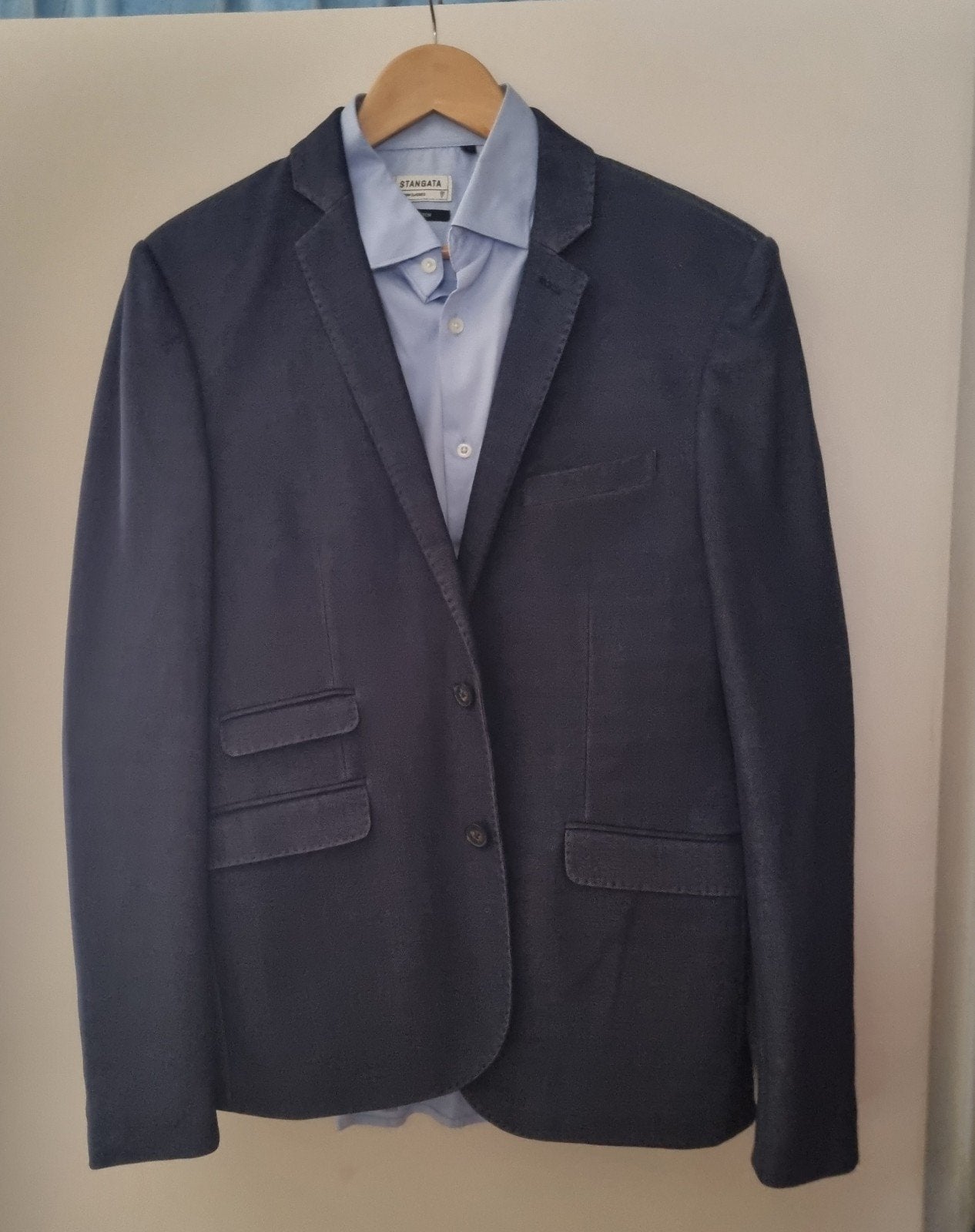 Stangata Heren Blazer - Donkerblauw, Maat M, Stangata, Ophalen of Verzenden, Zo goed als nieuw, Maat 48/50 (M)
