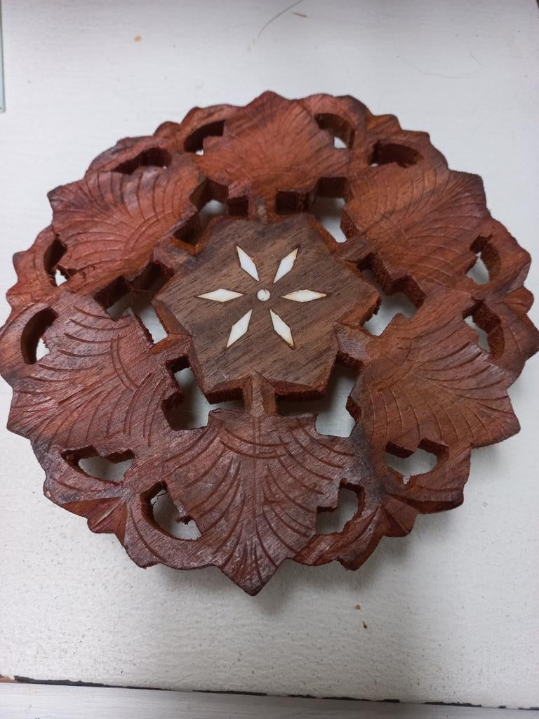 Houten onderzetter, Ophalen of Verzenden, Overig