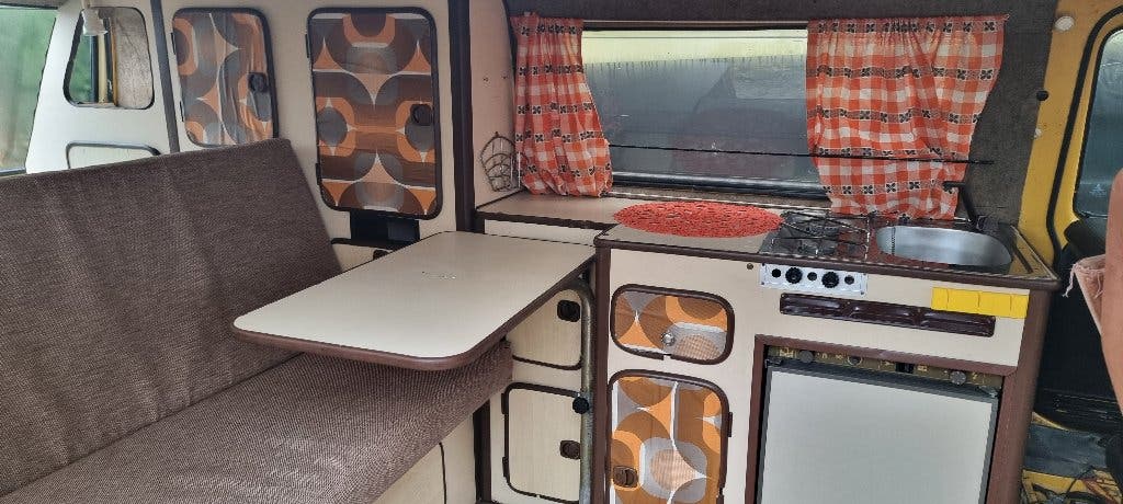 Wegenbelastingvrije volkswagen t3 bus camper, foto 3