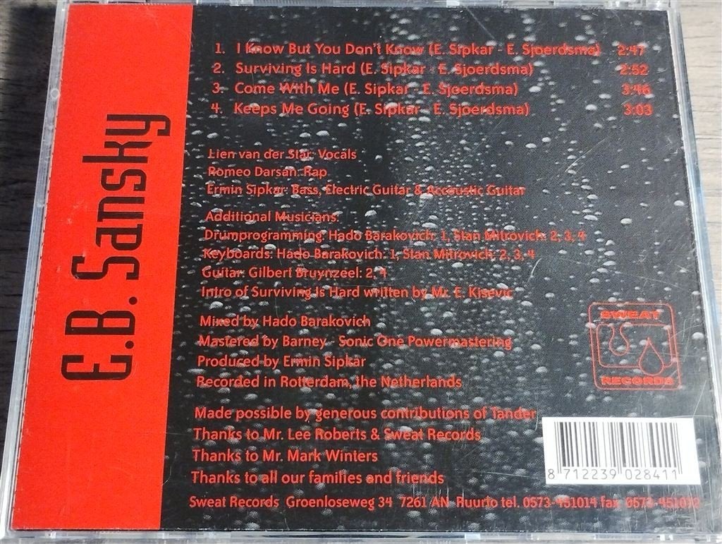 E.B. Sansky - Surviving Is Hard, Cd's en Dvd's, Ophalen of Verzenden, Zo goed als nieuw, Jazz