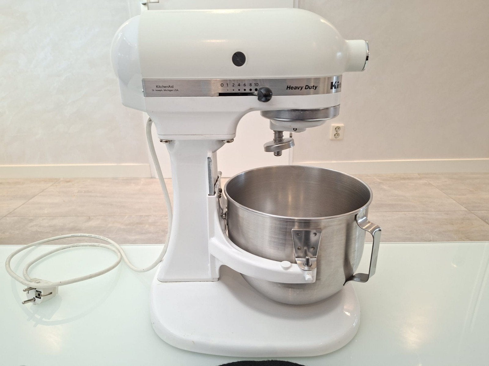 Kitchenaid Heavy Duty 5KPM5EWH Keukenmachines, Ophalen of Verzenden, Zo goed als nieuw