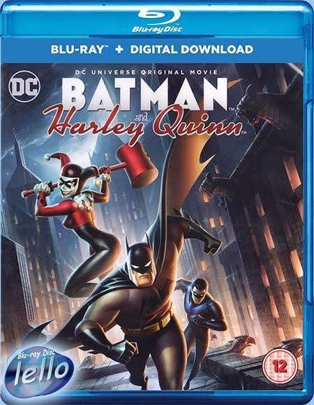 Blu-ray: DC Comics Batman and Harley Quinn (2017) UK nietNLO, Cd's en Dvd's, Ophalen of Verzenden, Nieuw in verpakking, Tekenfilms en Animatie