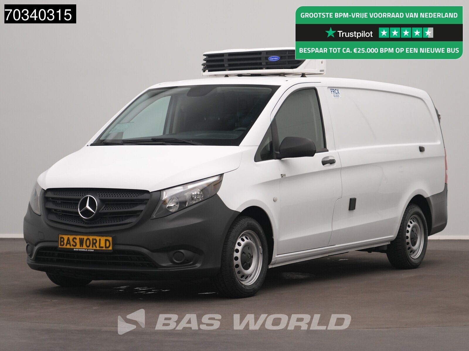 Mercedes Vito 114 Koel/Vrieswagen Kerstner Carrier Airco Cru, Auto's, Gebruikt, 4 cilinders, 2000 kg, Mercedes-Benz