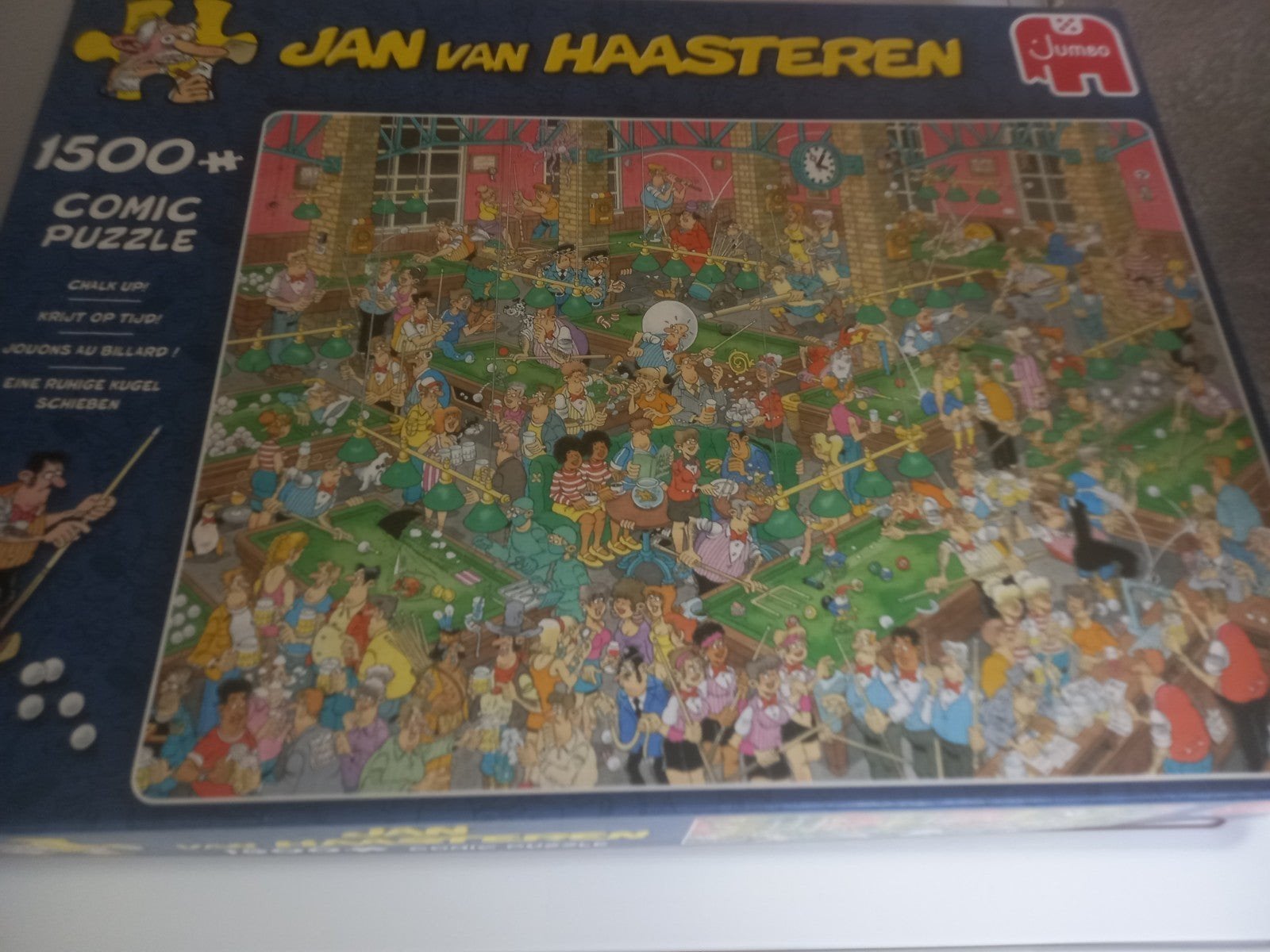 jan van haasteren puzzel 1500 stukjes, Hobby en Vrije tijd, Ophalen, 500 t/m 1500 stukjes, Zo goed als nieuw