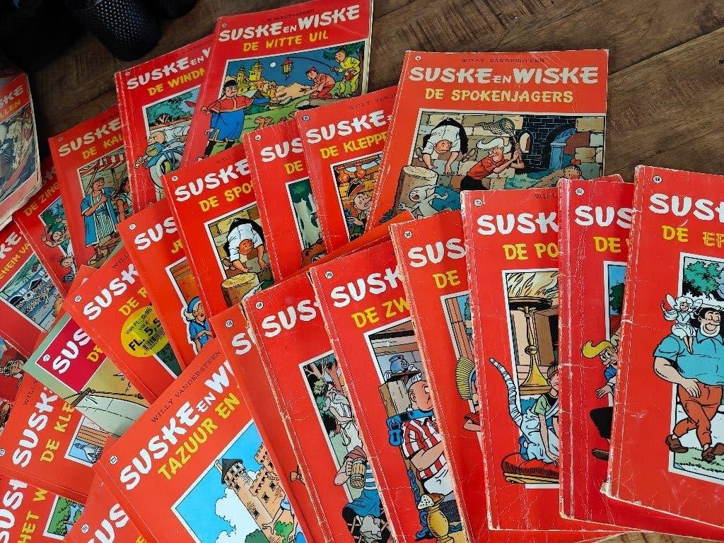 Suske en Wiske stapel van 30 strips bijna gratis, Meerdere stripboeken, Ophalen of Verzenden, Gelezen, Willy Vandersteen