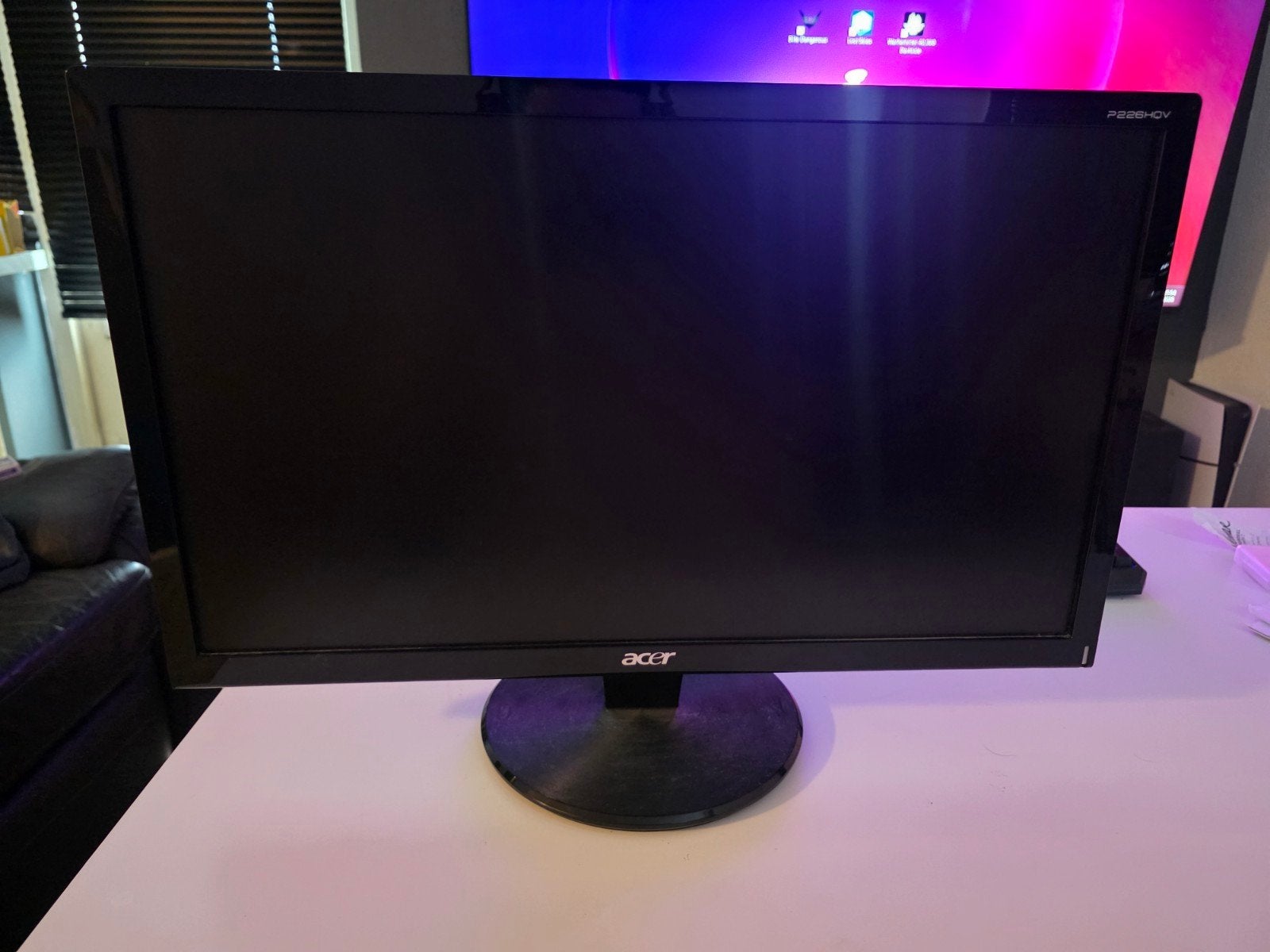 Acer P226HQV Monitor 60Hz (zonder stroomkabel), Computers en Software, Ophalen, Acer