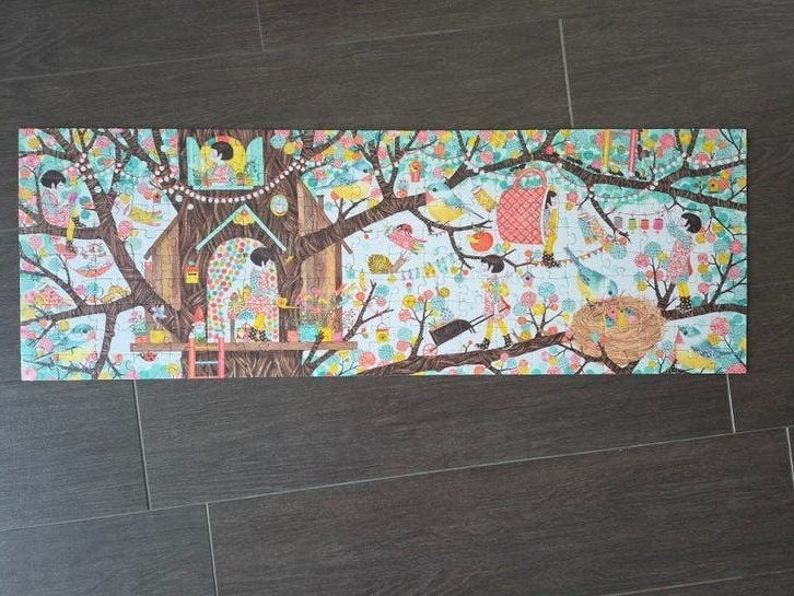 kinderpuzzel -Djeco - 100 stuks, Kinderen en Baby's, Speelgoed | Kinderpuzzels, Ophalen of Verzenden, Meer dan 50 stukjes, Zo goed als nieuw