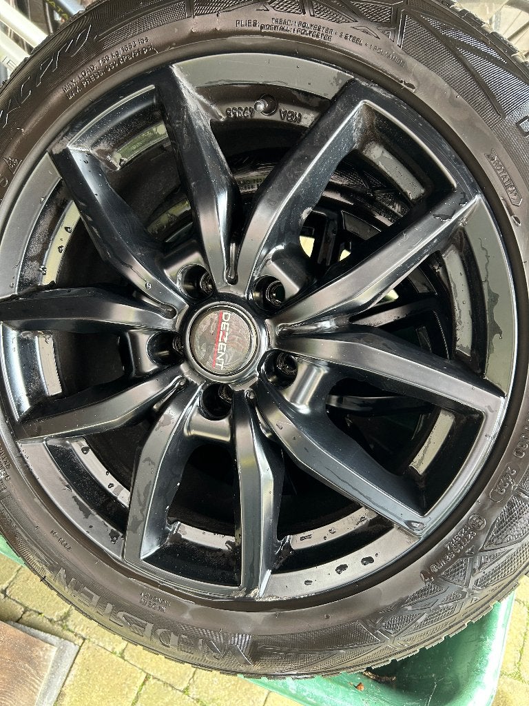 Winterbanden Audi A4, Auto-onderdelen, Banden en Velgen, Ophalen, Gebruikt, Banden en Velgen, 17 inch