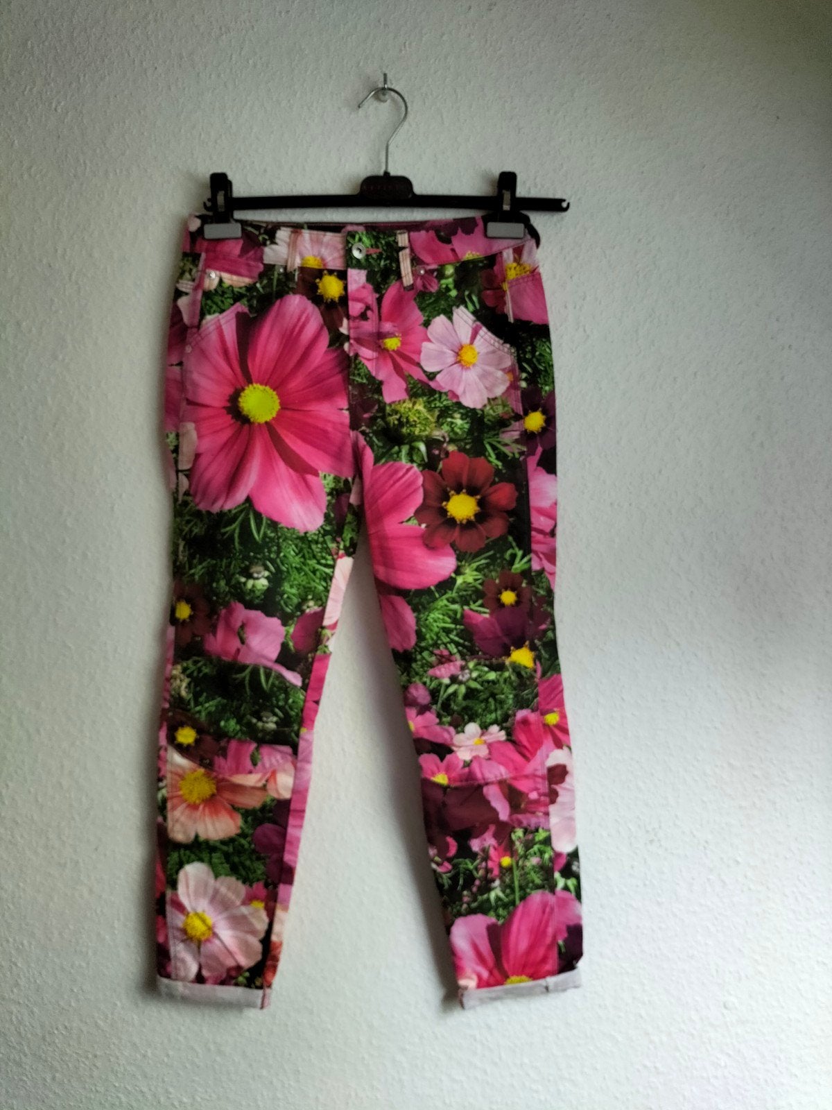 broek van G-Star GStar Raw met bloemen dessin maat 25 / 32, Ophalen, Meerkleurig, Maat 34 (XS) of kleiner, Lang