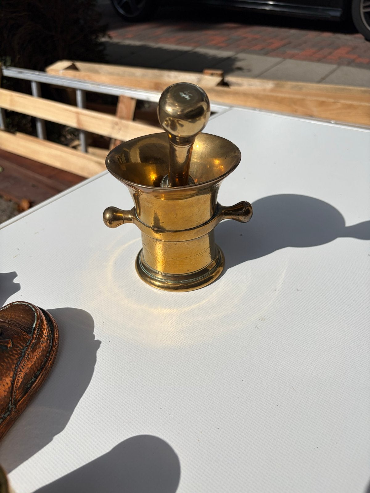 Diverse koperen artikelen: vijzel, miniaturen en meer, Ophalen of Verzenden, Koper