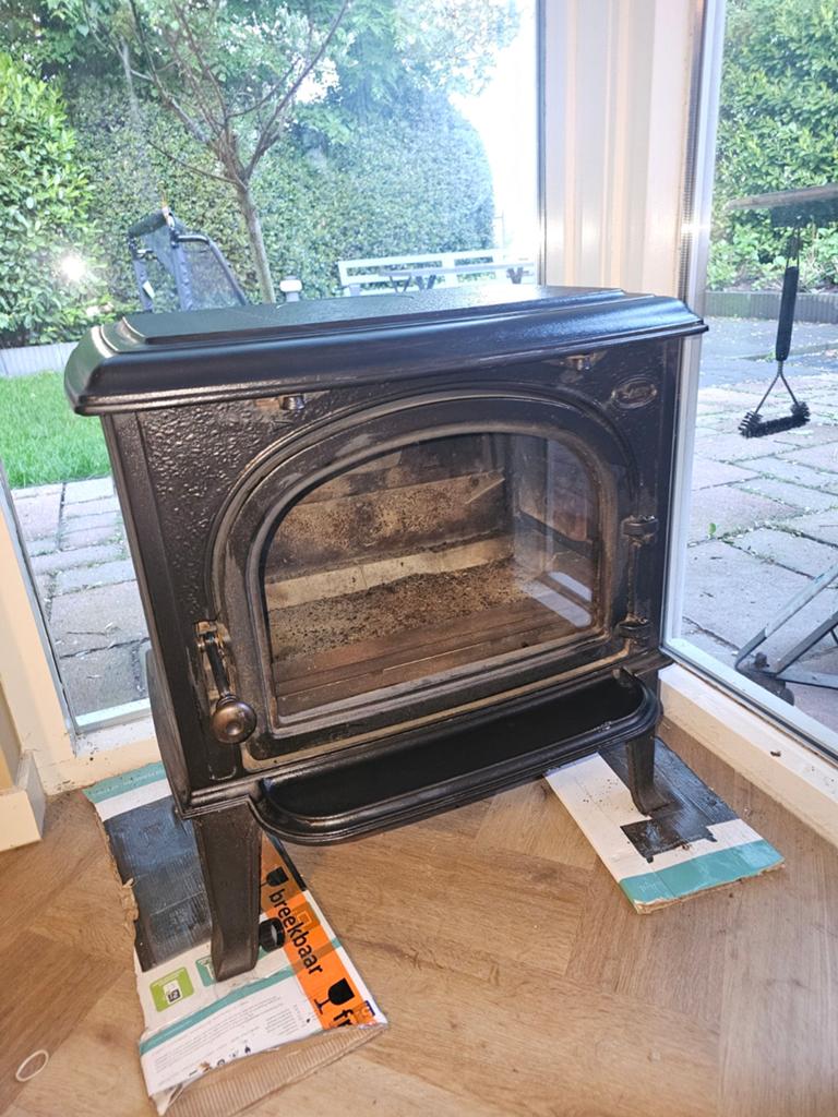 Houtkachel Saey 11kw, Huis en Inrichting, Kachels, Houtkachel, Ophalen of Verzenden, Zo goed als nieuw, Vrijstaand