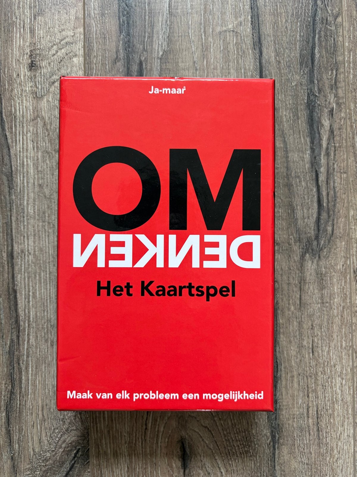 Omdenken - Het Kaartspel: Maak van elk probleem een mogelijk, Drie of vier spelers, Ophalen of Verzenden, Zo goed als nieuw
