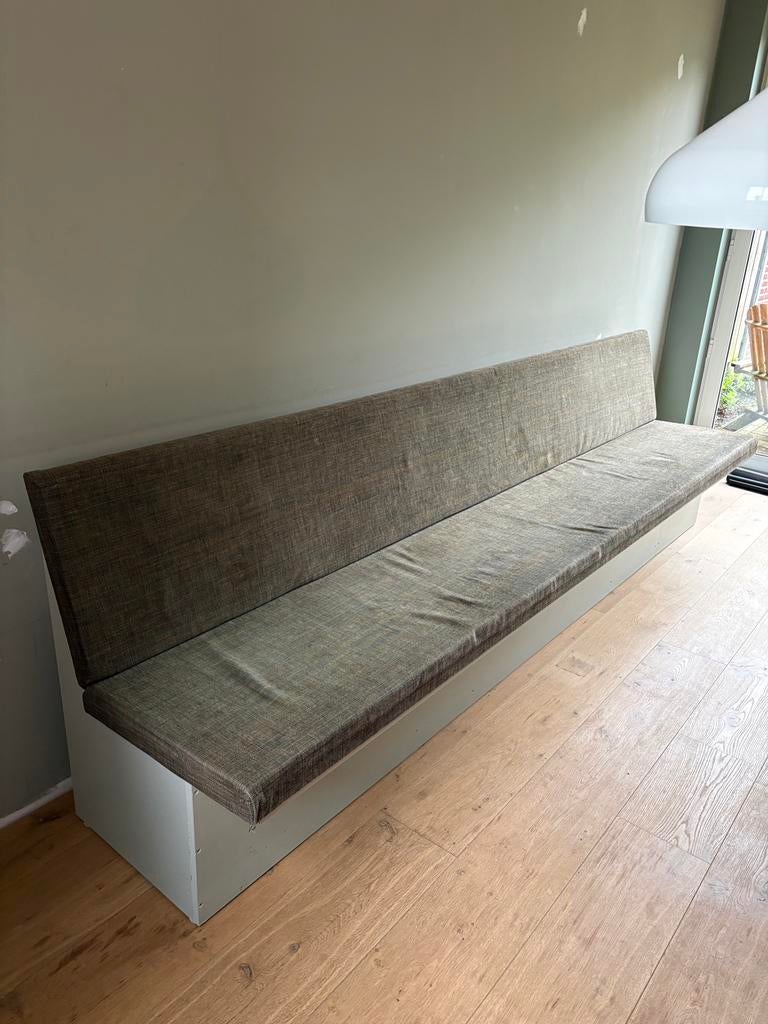 Lange eetkamerbank, Huis en Inrichting, Banken | Sofa's en Chaises Longues, Ophalen, Gebruikt, Overige maten, Minder dan 75 cm