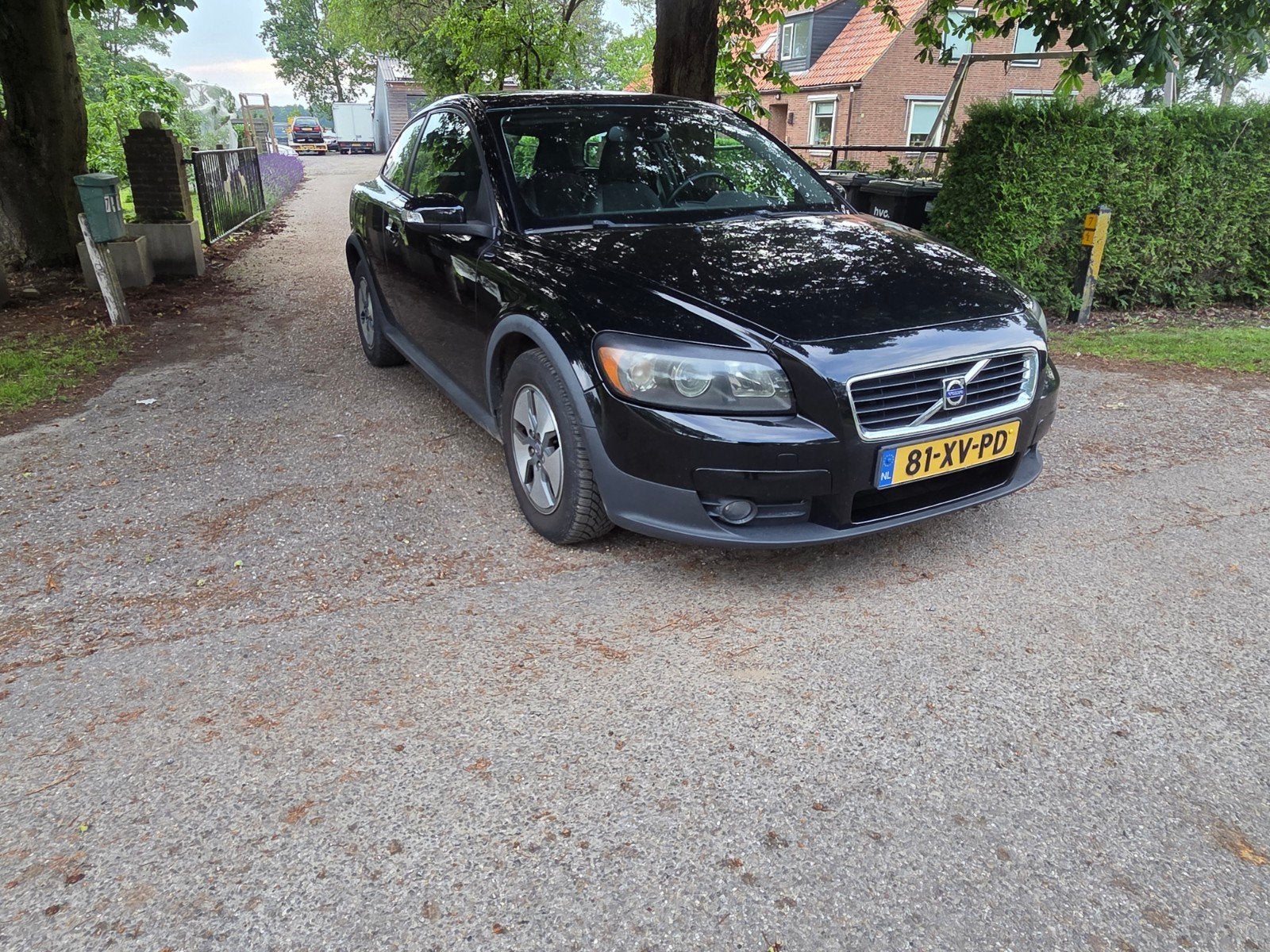 Volvo C30 1.8 2007 Zwart, Auto's, Isofix, 125 pk, 4 cilinders, 4 stoelen