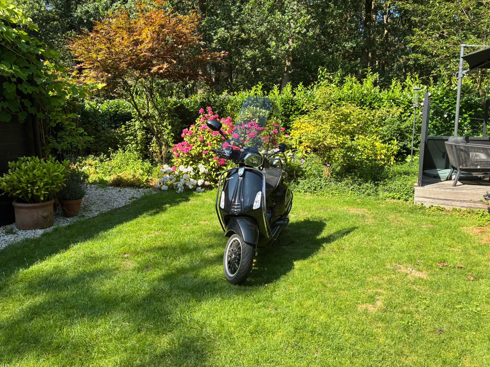Scooter Vespa Sprint Zwart, Ophalen, Gebruikt, Maximaal 45 km/u, Vespa S