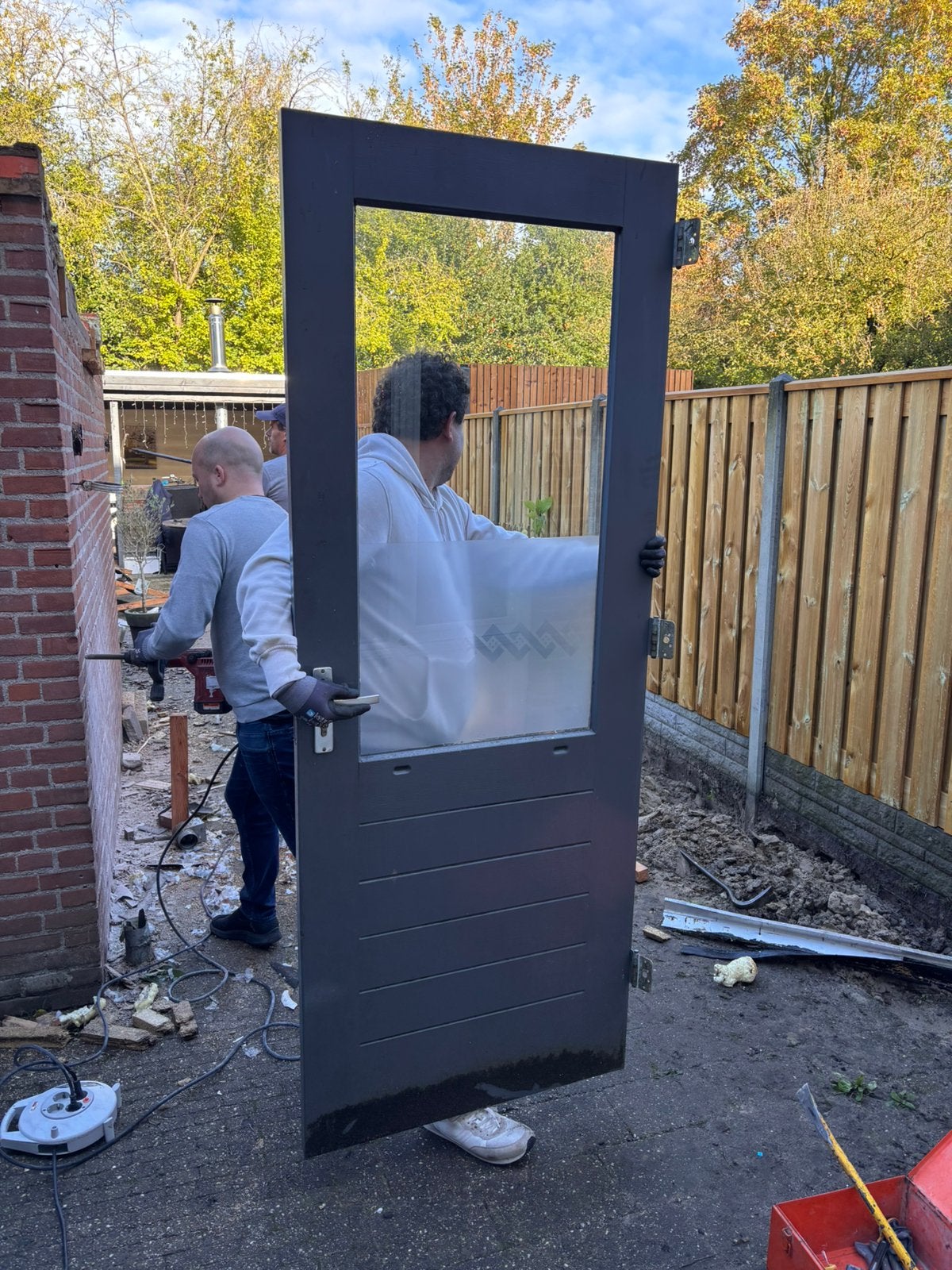 Buitendeur, Ophalen, Gebruikt, Buitendeur, 200 tot 215 cm