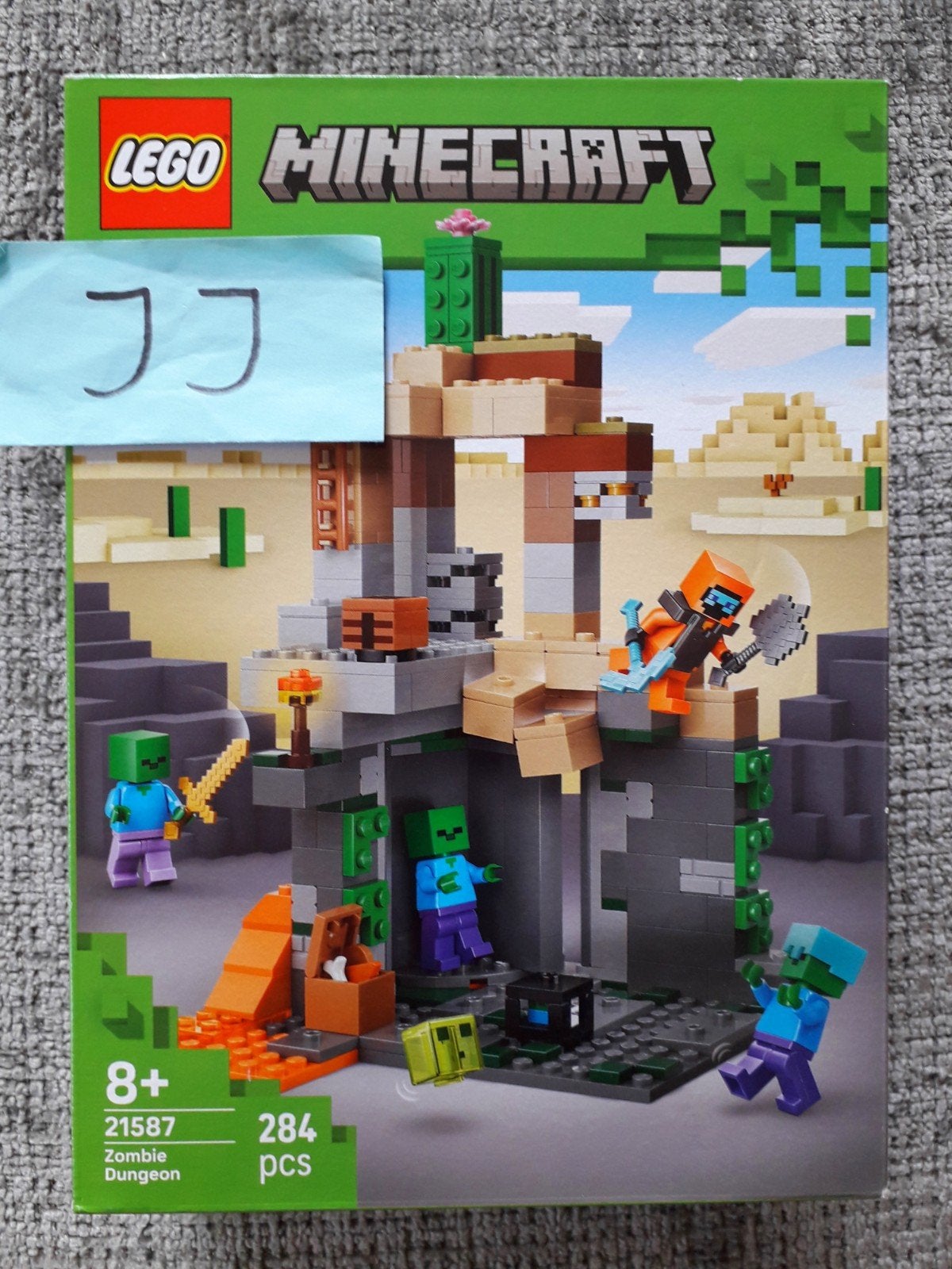 🆕 LEGO 21587 Minecraft Zombie kerker (Zombie Dungeon) NIEUW, Minecraft, Nieuw, Ophalen of Verzenden, Complete set