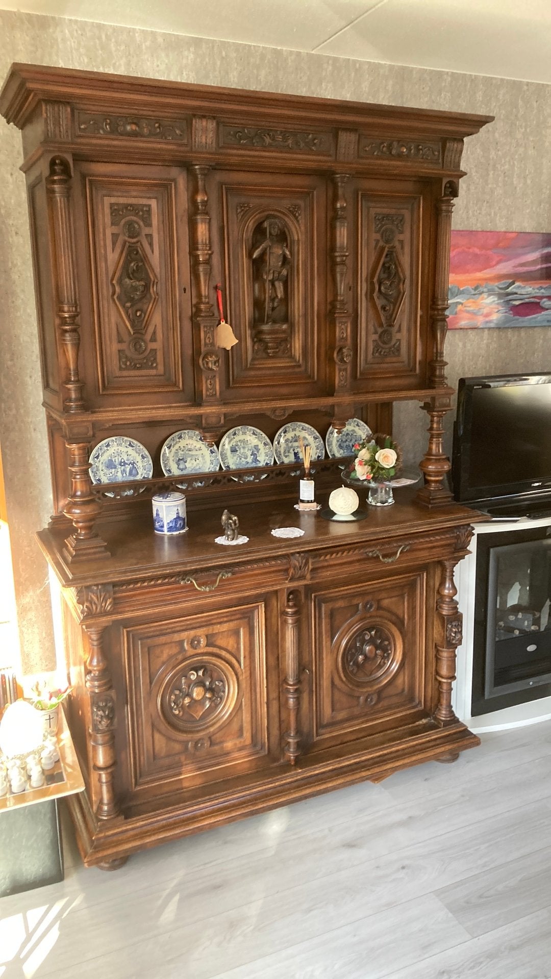 Franse jachtkast, Ophalen