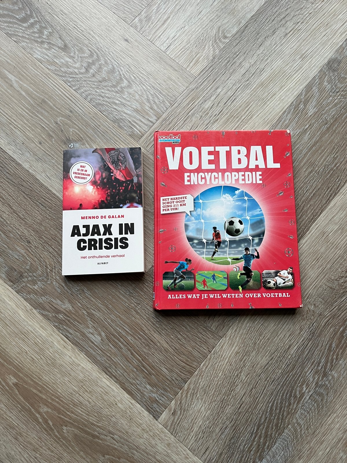 Voetbalboeken: Ajax in Crisis & Voetbalencyclopedie, Ophalen of Verzenden, Zo goed als nieuw, Balsport