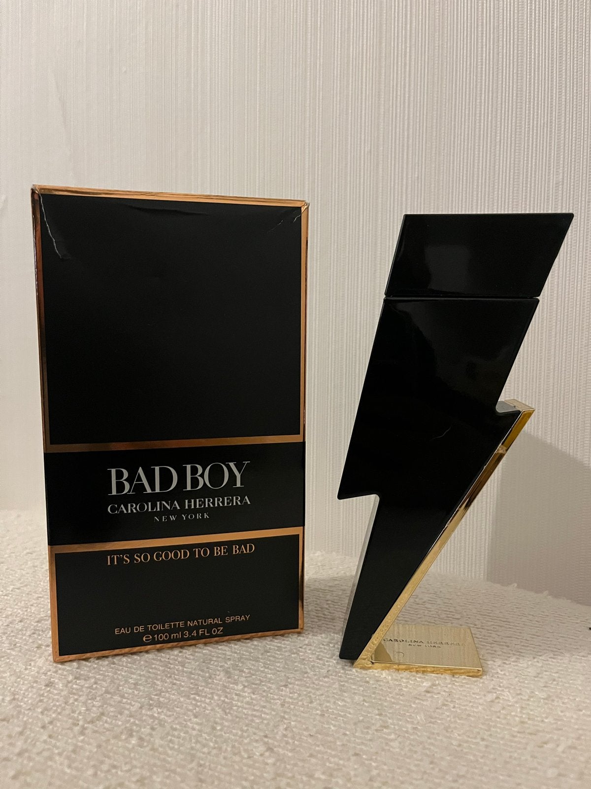 Carolina Herrera Bad Boy Eau de Toilette 100ml, Ophalen of Verzenden, Zo goed als nieuw
